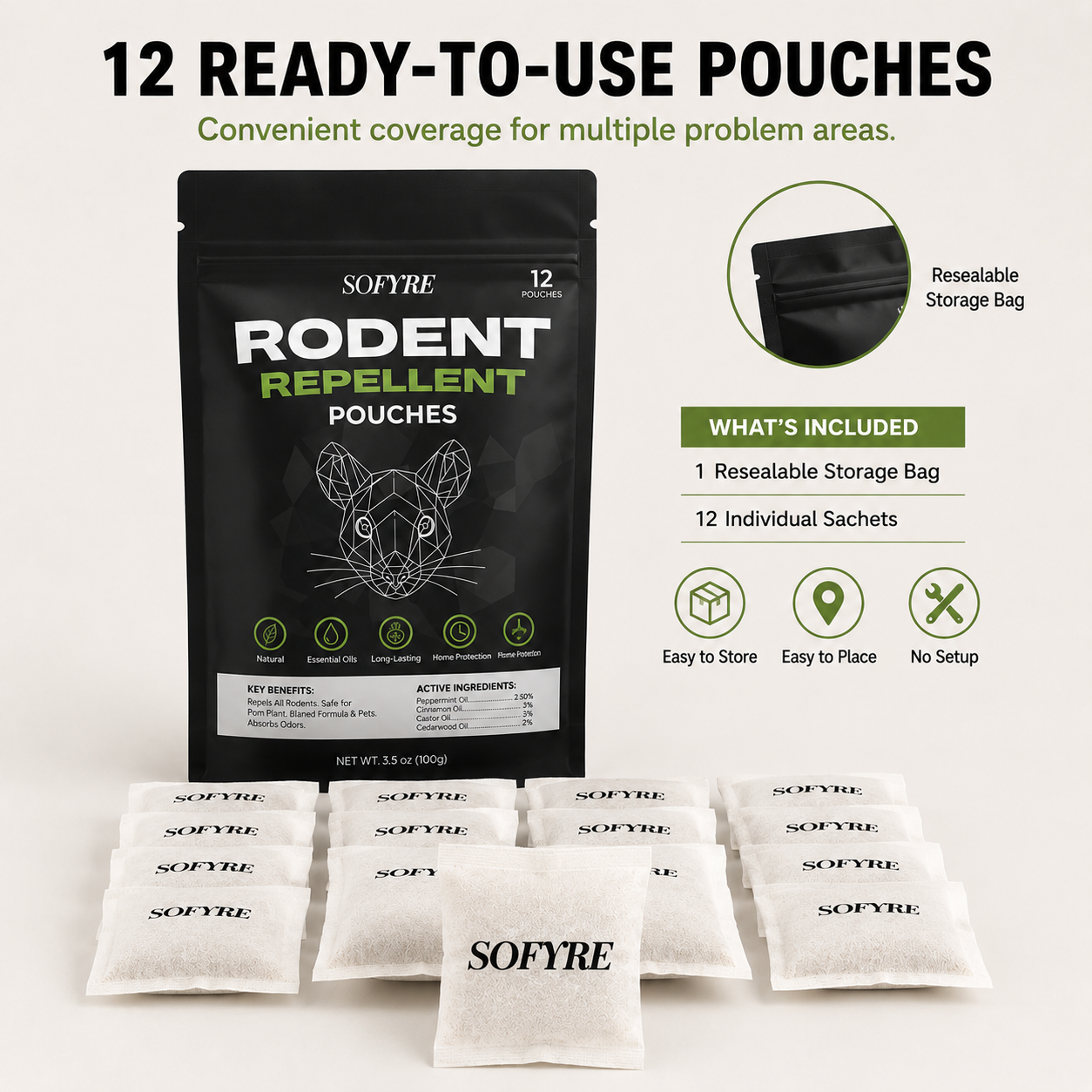 🔥Place These Pouches Anywhere Mice Hide - And Watch Them Disappear.