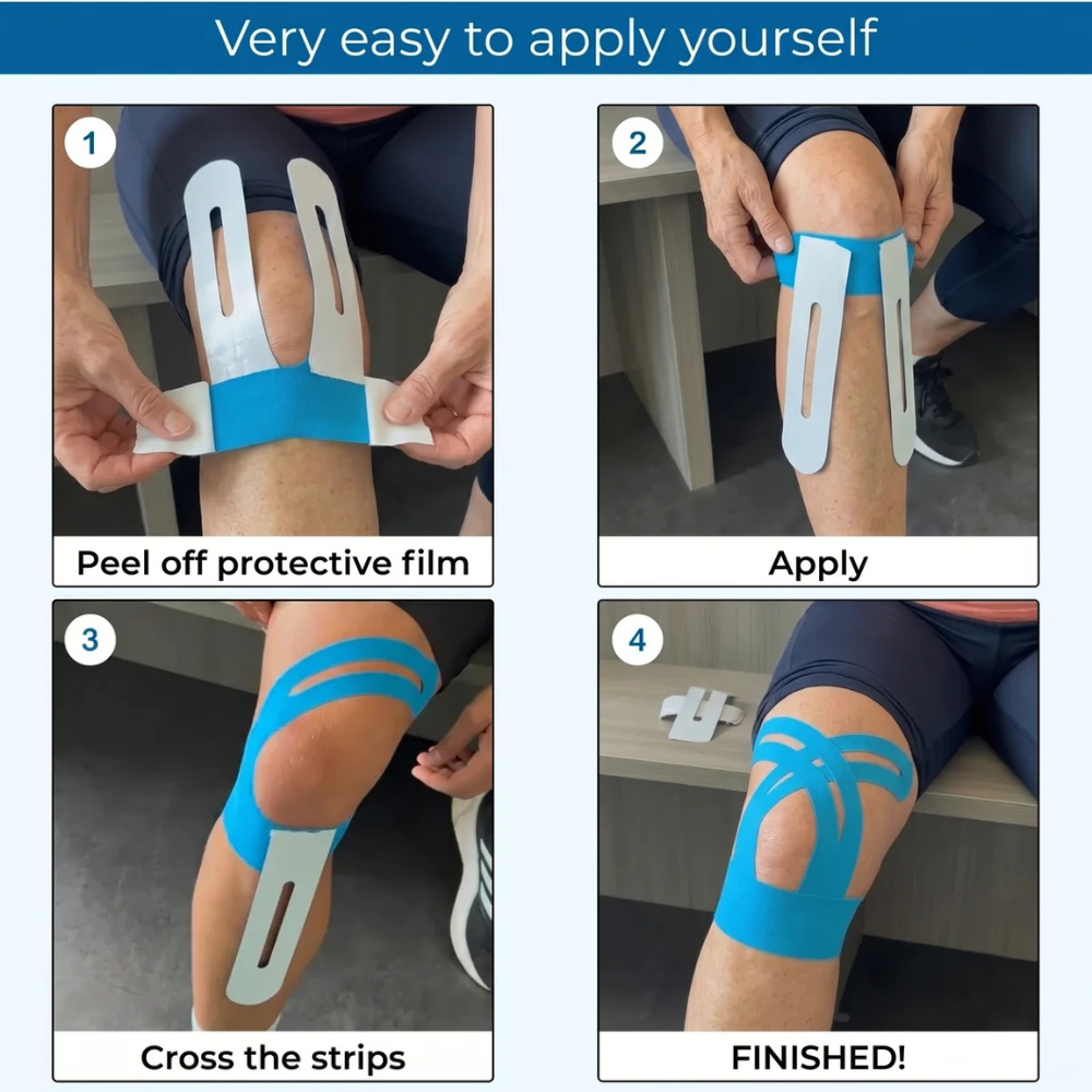 APRIS™ Knee Pajamas — Pre-Cut Kinesiology Tape