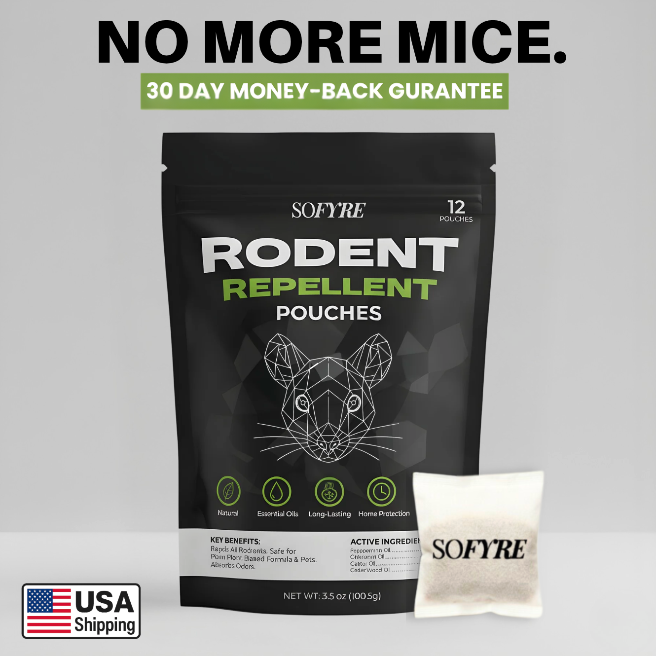 🔥Place These Pouches Anywhere Mice Hide - And Watch Them Disappear.