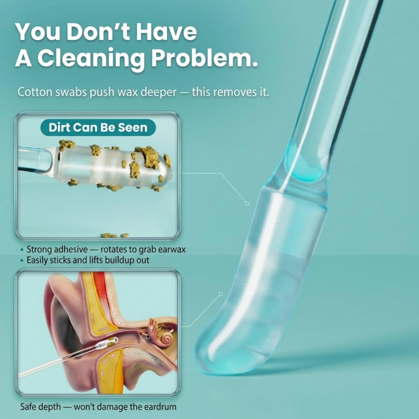 🔥Last Day 50% OFF🔥Sticky Ear Cleaner